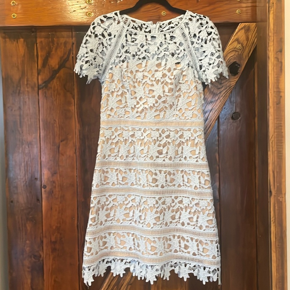 Eliza J size 6, soft blue dress